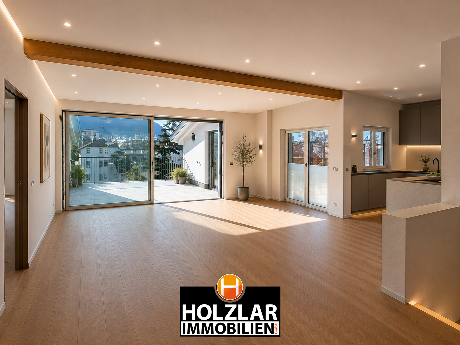 PENTHOUSE ÜBER DEN DÄCHERN DER BOZNER ALTSTADT-NEUBAU MIT PRIVATAUFZUG & FERIENWOHNUNGSSTATUS